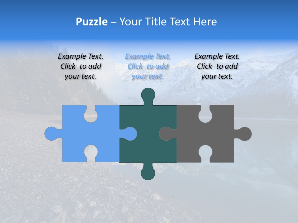 Reflections Landschaften Austria PowerPoint Template