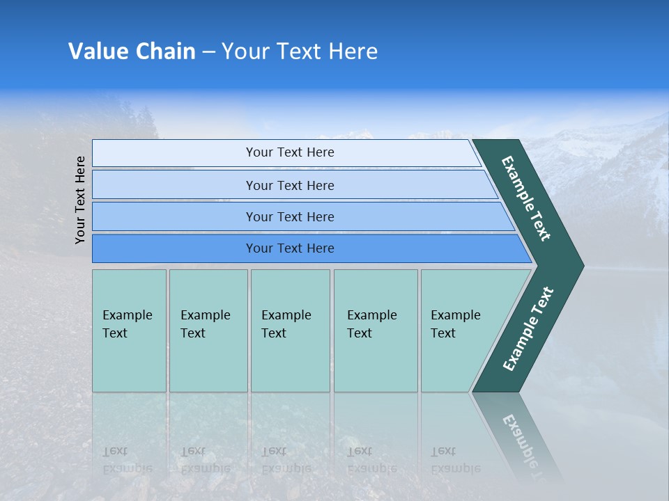 Reflections Landschaften Austria PowerPoint Template
