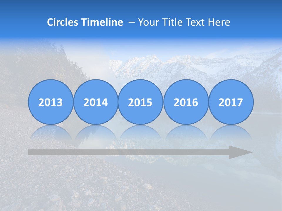 Reflections Landschaften Austria PowerPoint Template