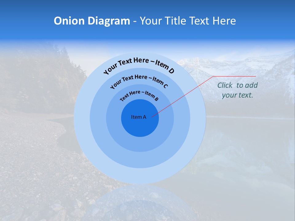 Reflections Landschaften Austria PowerPoint Template