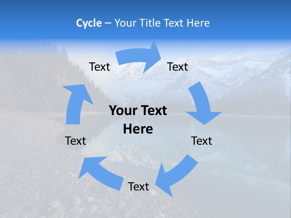 Reflections Landschaften Austria PowerPoint Template