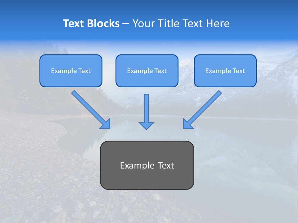 Reflections Landschaften Austria PowerPoint Template