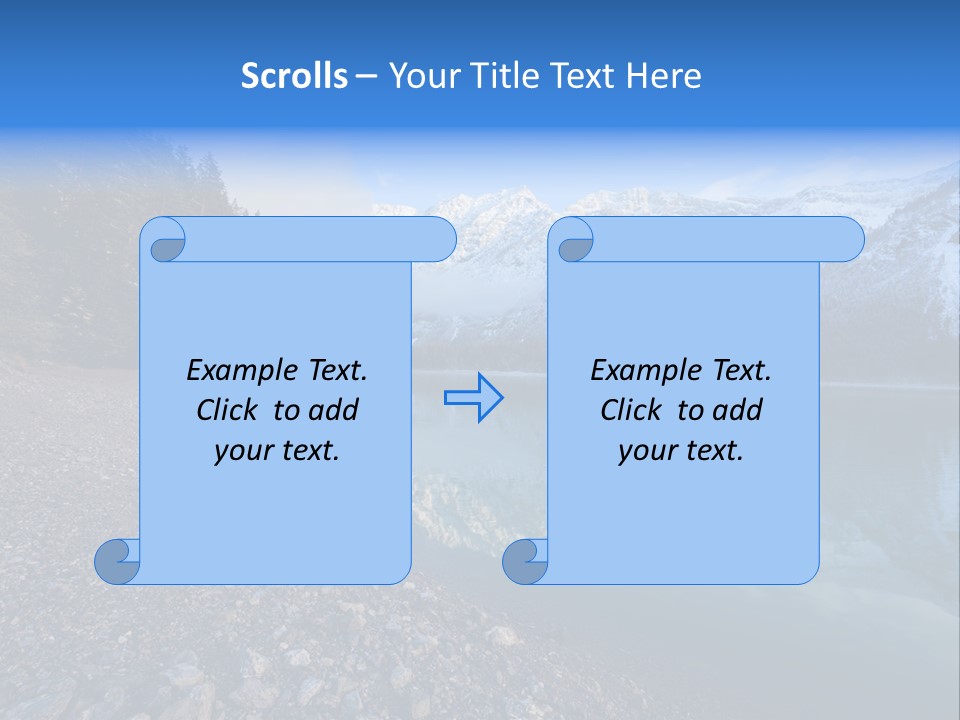 Reflections Landschaften Austria PowerPoint Template