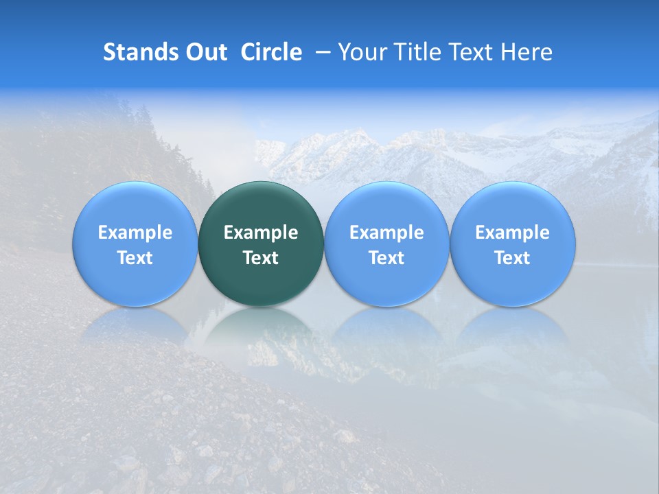 Reflections Landschaften Austria PowerPoint Template