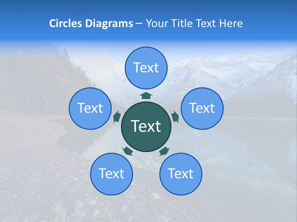 Reflections Landschaften Austria PowerPoint Template