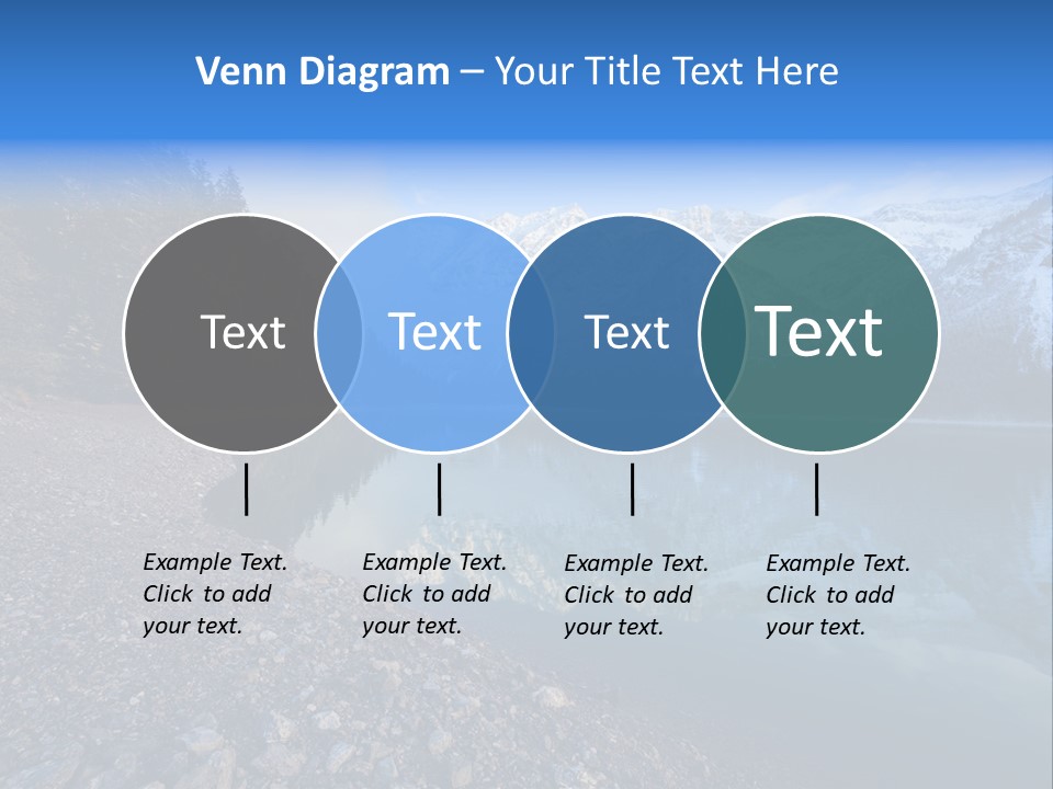 Reflections Landschaften Austria PowerPoint Template