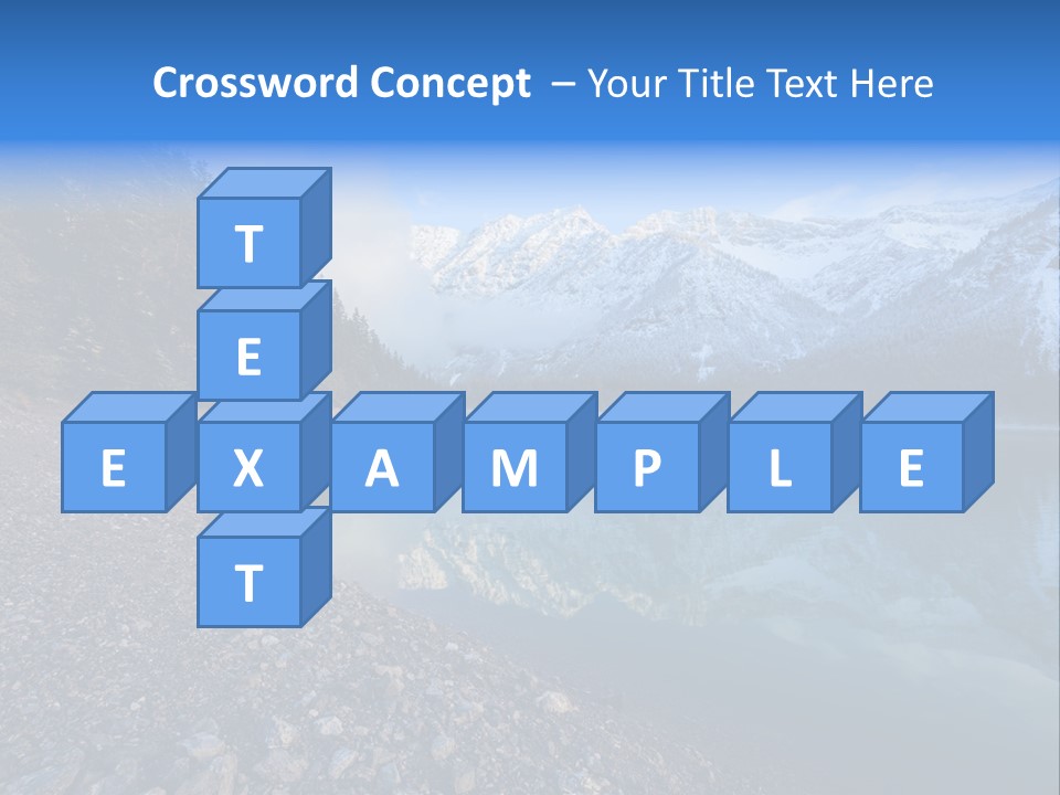 Reflections Landschaften Austria PowerPoint Template