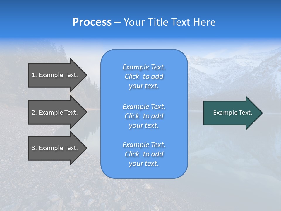 Reflections Landschaften Austria PowerPoint Template