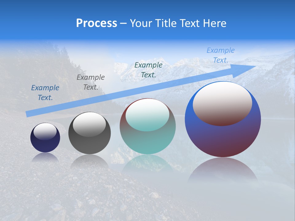 Reflections Landschaften Austria PowerPoint Template