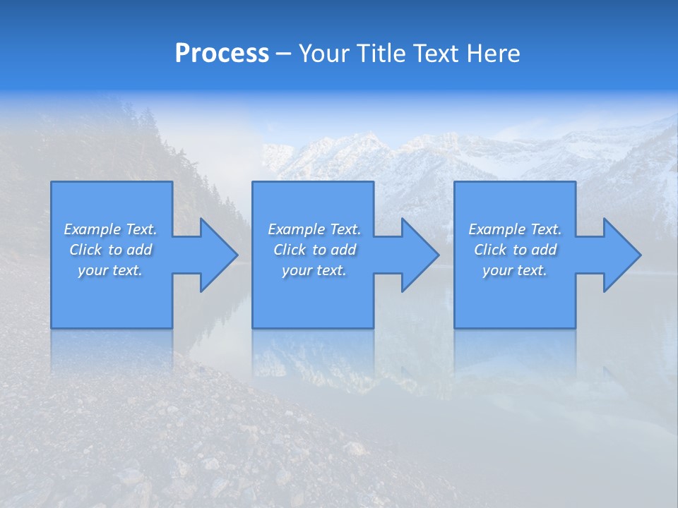 Reflections Landschaften Austria PowerPoint Template