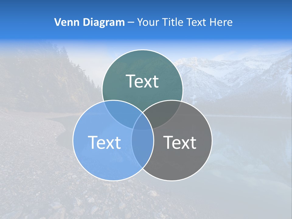 Reflections Landschaften Austria PowerPoint Template