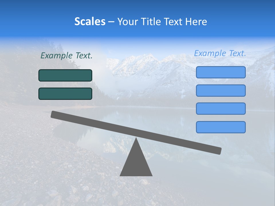 Reflections Landschaften Austria PowerPoint Template