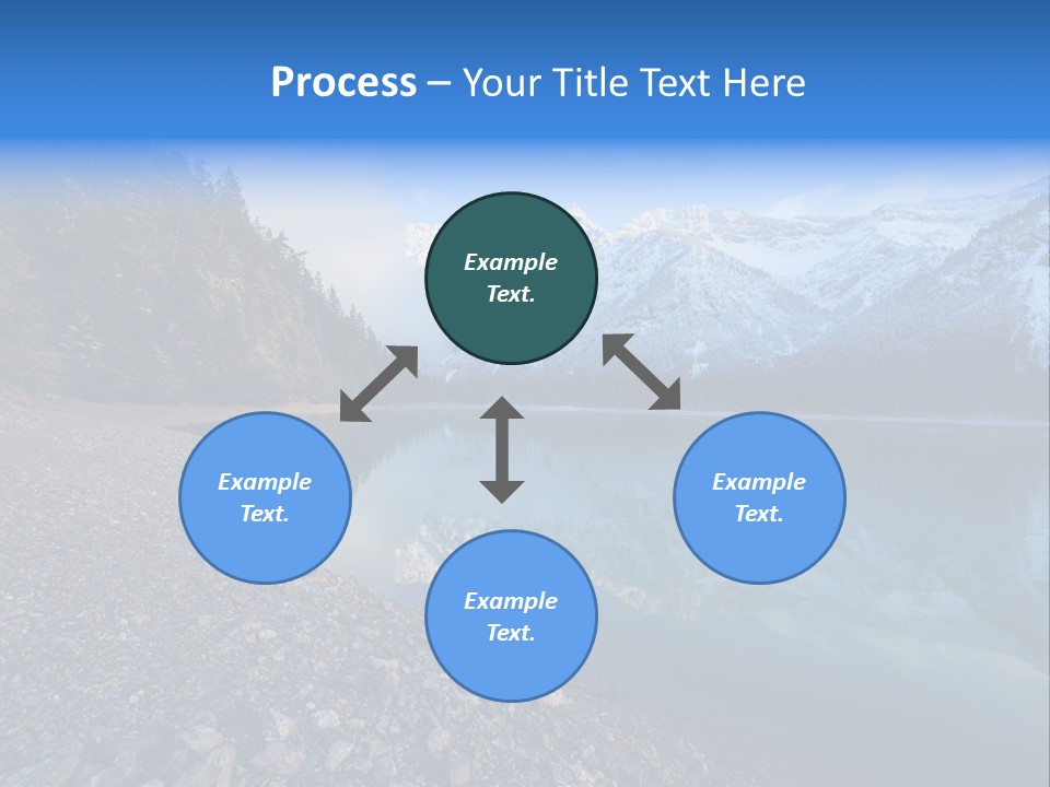 Reflections Landschaften Austria PowerPoint Template