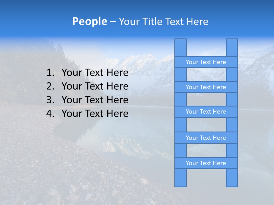 Reflections Landschaften Austria PowerPoint Template