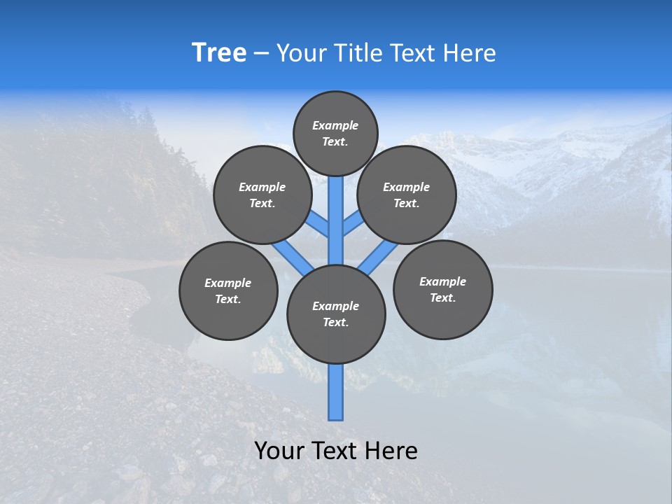 Reflections Landschaften Austria PowerPoint Template