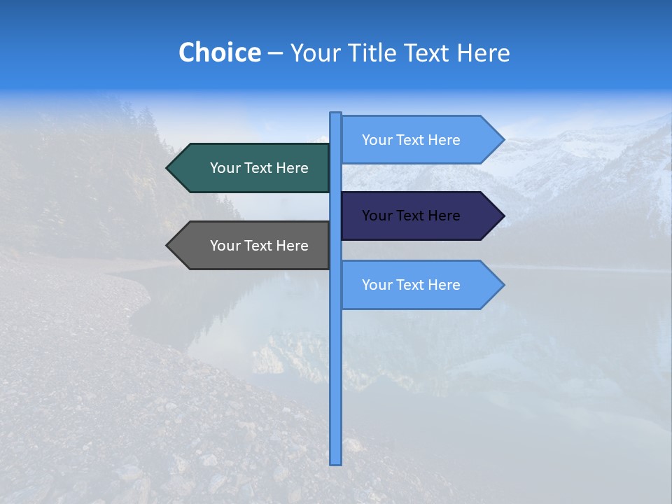 Reflections Landschaften Austria PowerPoint Template