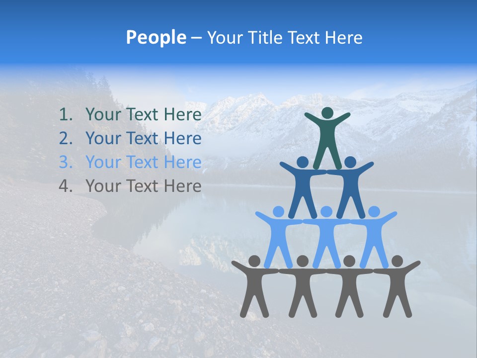 Reflections Landschaften Austria PowerPoint Template