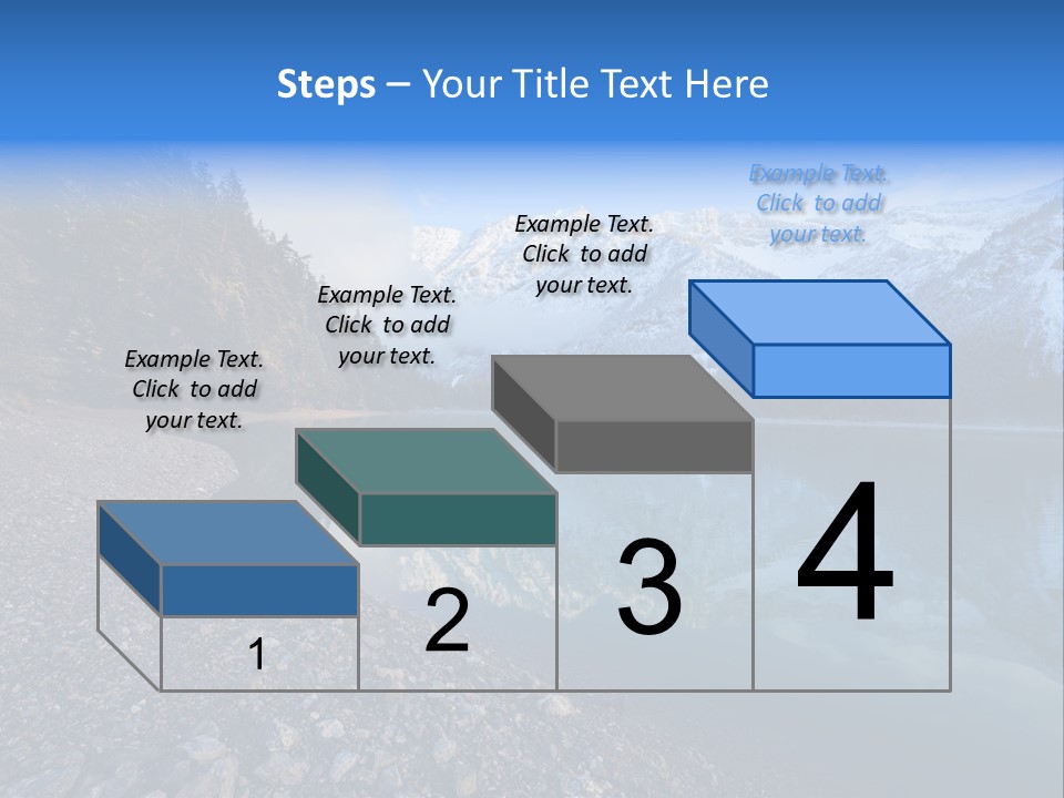 Reflections Landschaften Austria PowerPoint Template