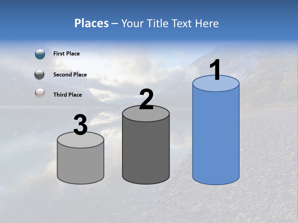 Mountains Landscapes Austria PowerPoint Template