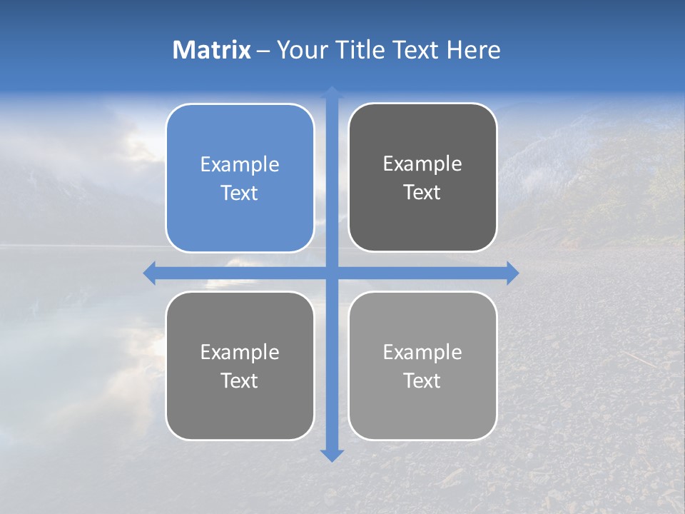 Mountains Landscapes Austria PowerPoint Template