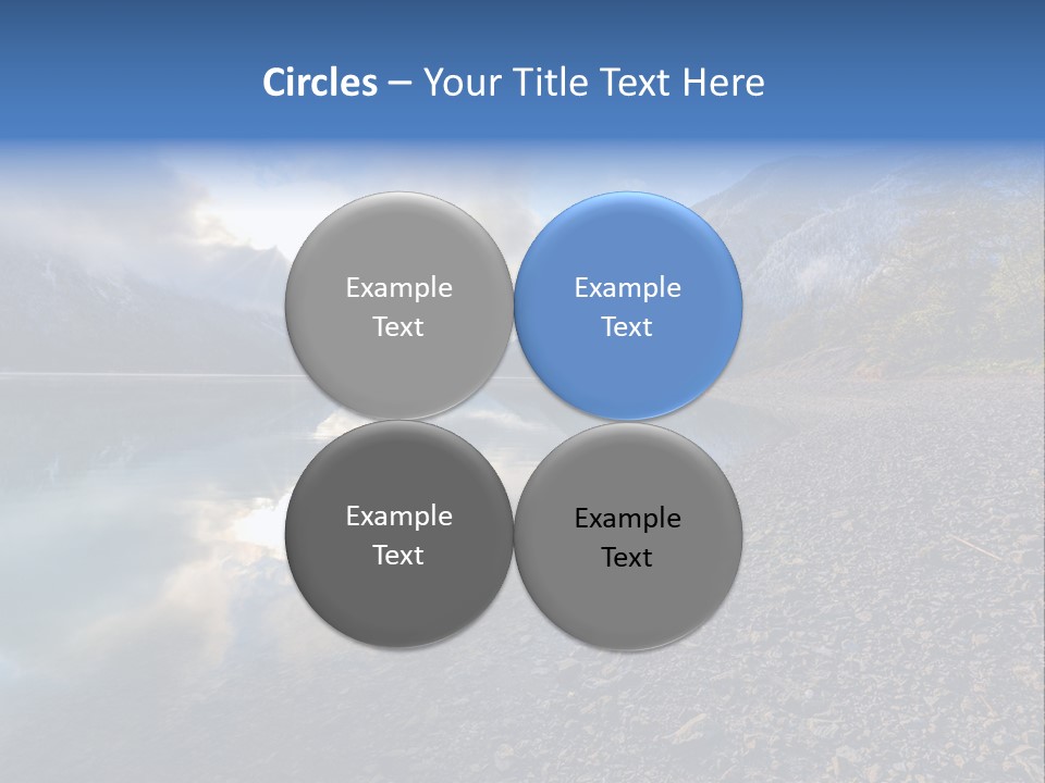 Mountains Landscapes Austria PowerPoint Template