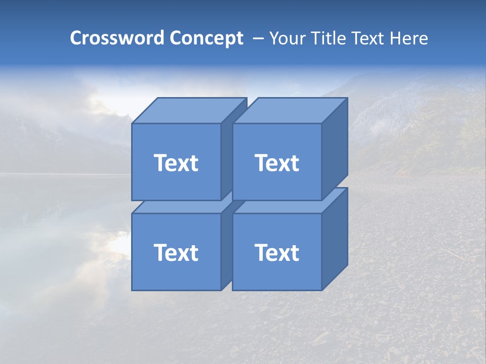 Mountains Landscapes Austria PowerPoint Template