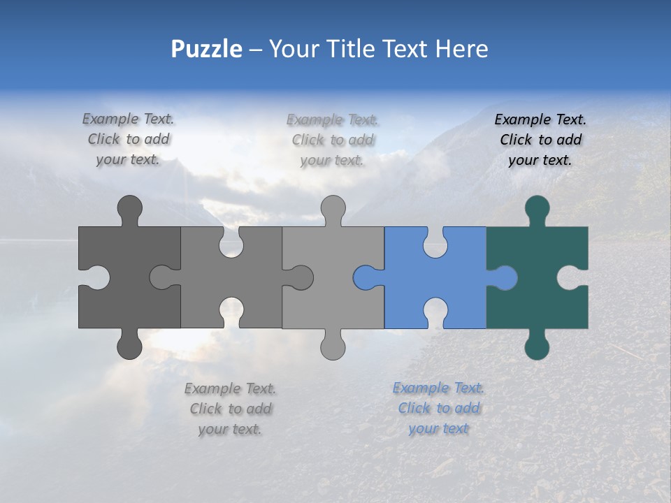 Mountains Landscapes Austria PowerPoint Template