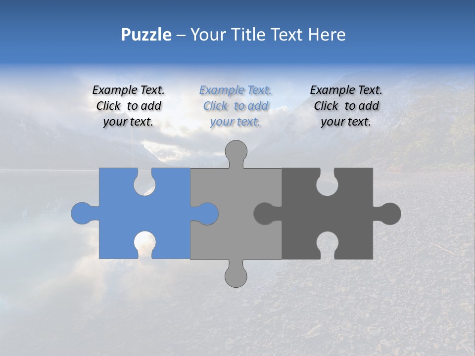 Mountains Landscapes Austria PowerPoint Template