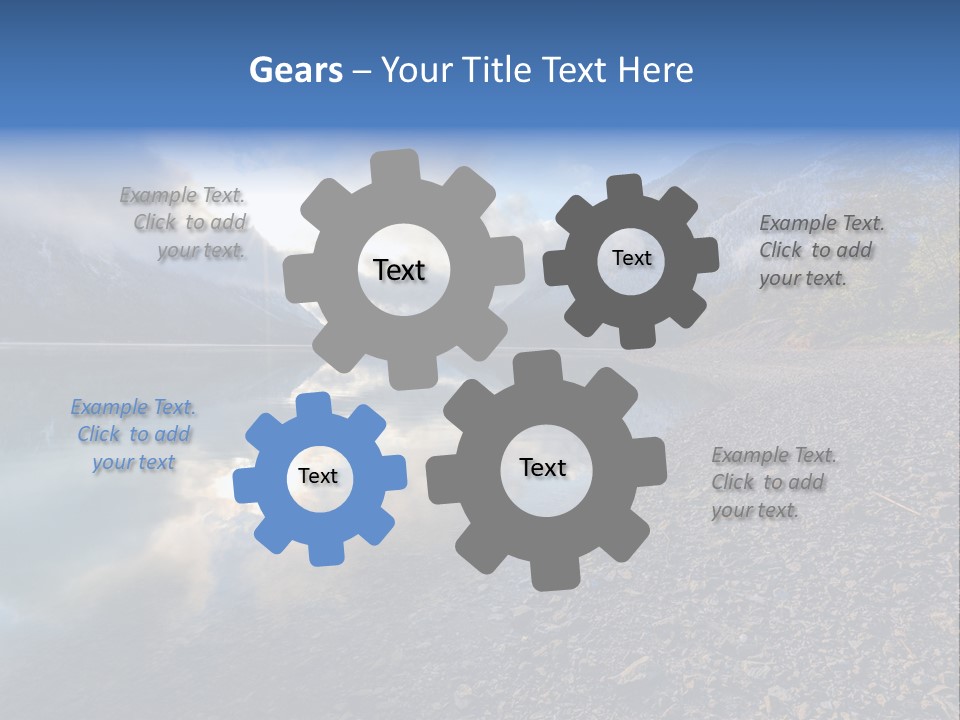 Mountains Landscapes Austria PowerPoint Template