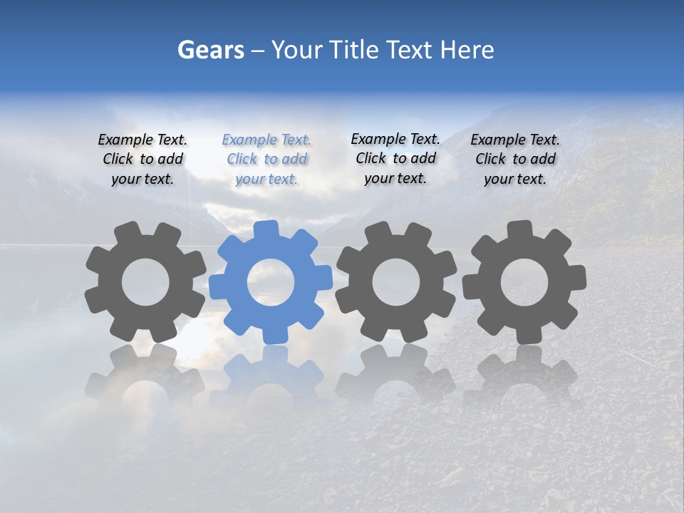 Mountains Landscapes Austria PowerPoint Template