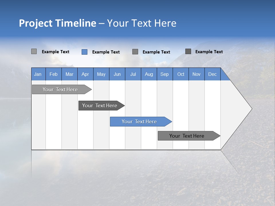 Mountains Landscapes Austria PowerPoint Template