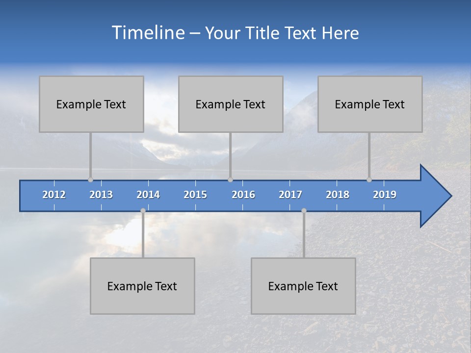 Mountains Landscapes Austria PowerPoint Template