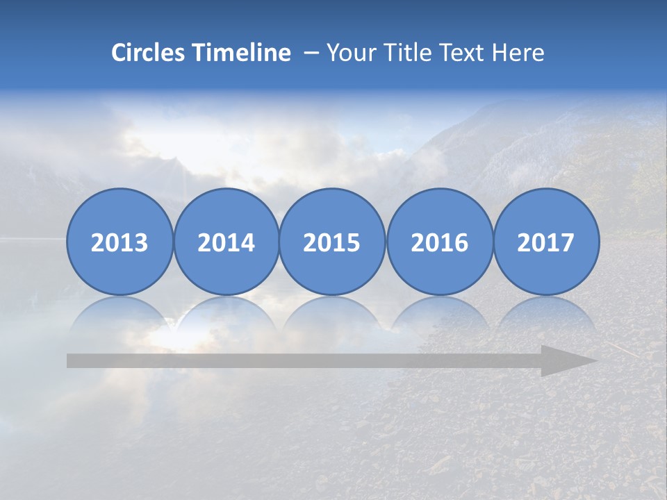 Mountains Landscapes Austria PowerPoint Template