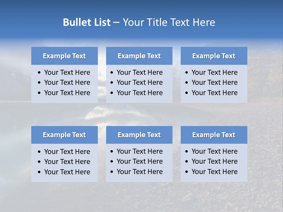 Mountains Landscapes Austria PowerPoint Template