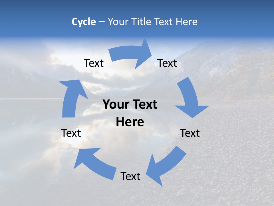 Mountains Landscapes Austria PowerPoint Template