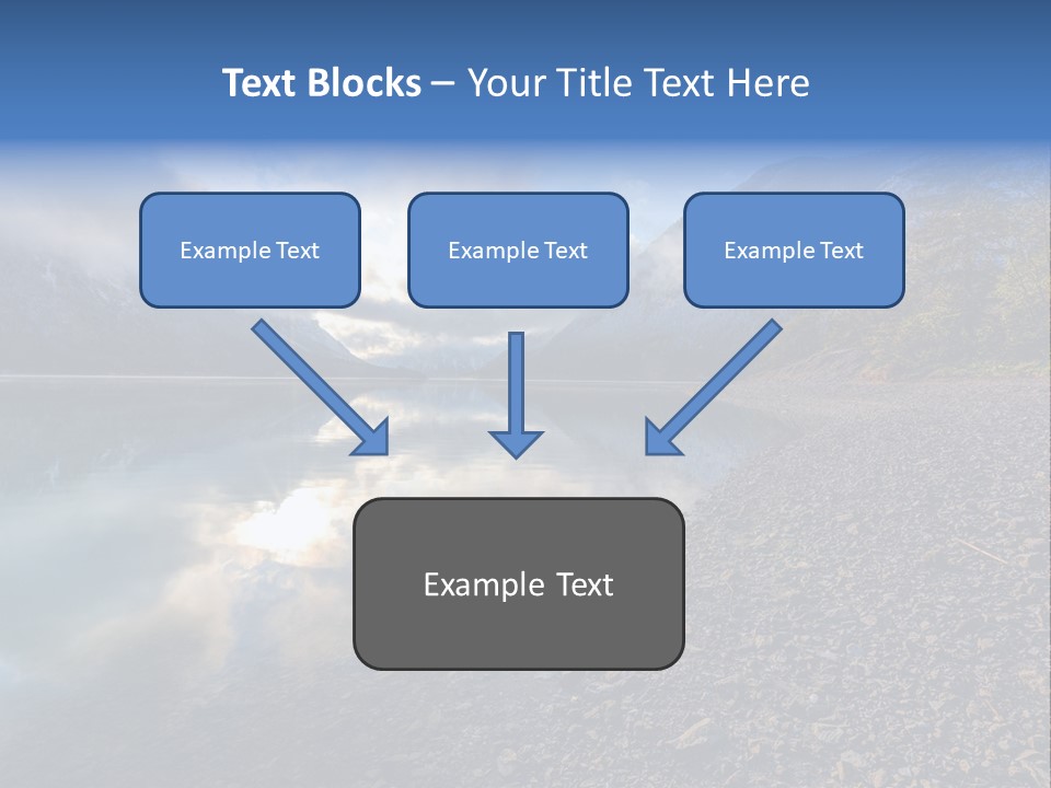 Mountains Landscapes Austria PowerPoint Template