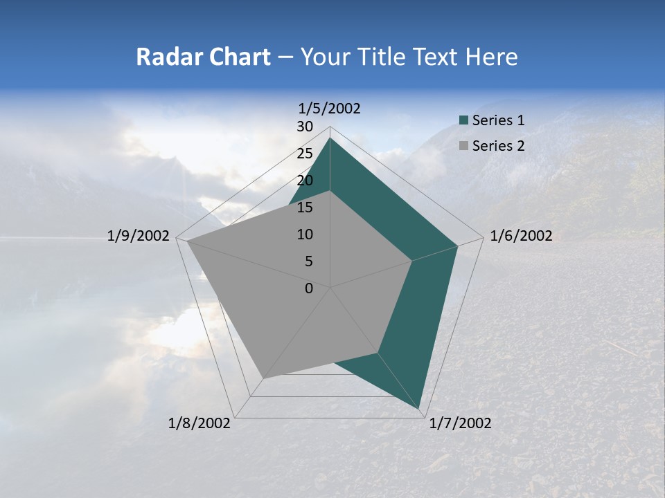 Mountains Landscapes Austria PowerPoint Template