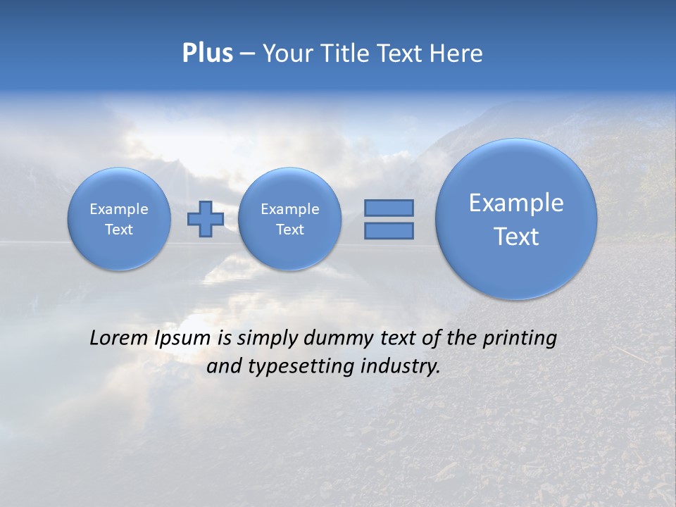 Mountains Landscapes Austria PowerPoint Template