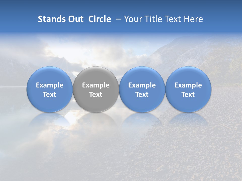 Mountains Landscapes Austria PowerPoint Template