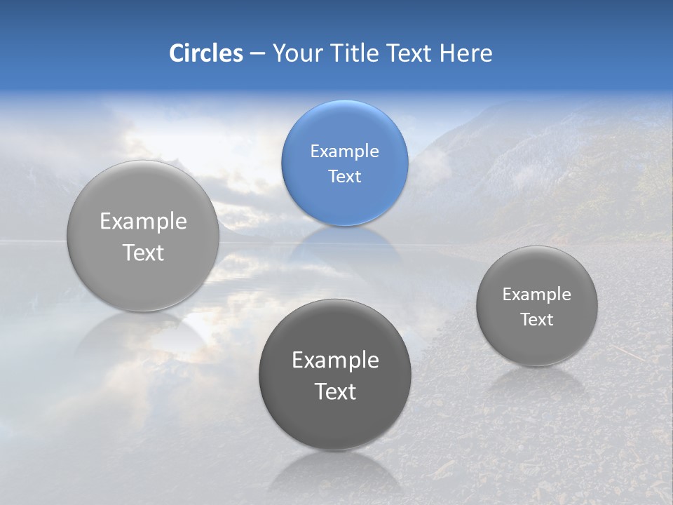 Mountains Landscapes Austria PowerPoint Template