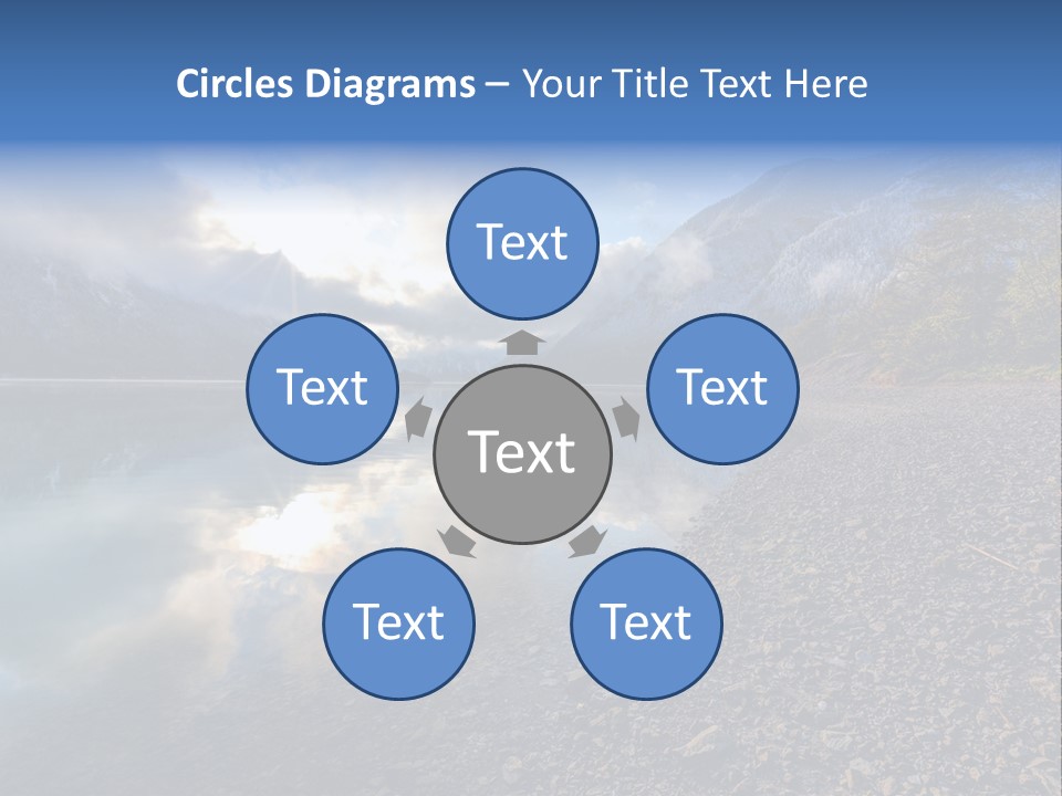 Mountains Landscapes Austria PowerPoint Template