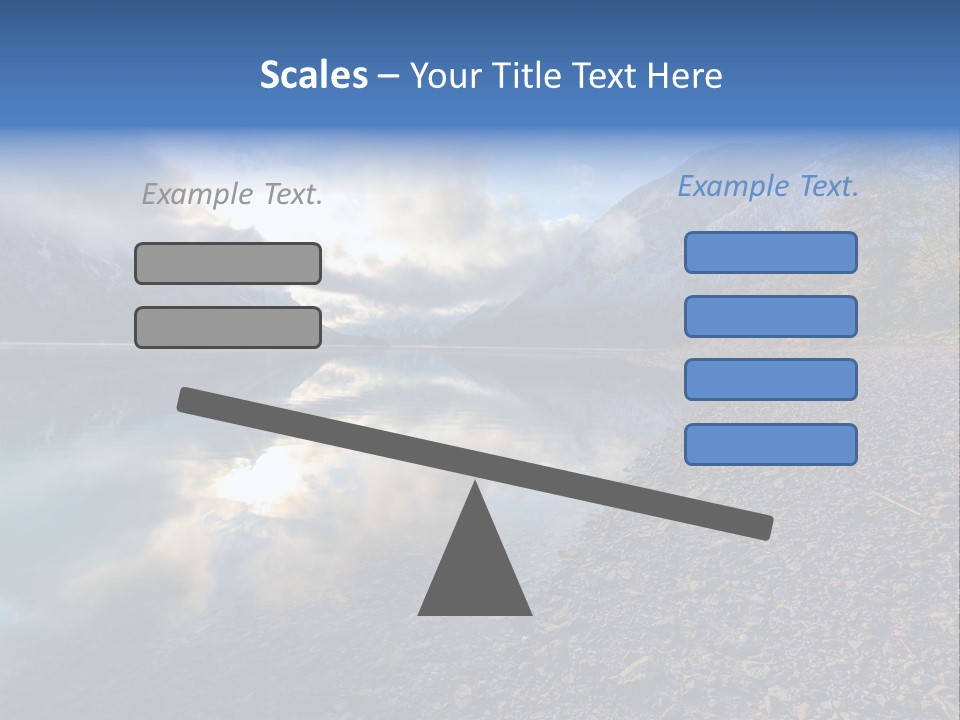 Mountains Landscapes Austria PowerPoint Template