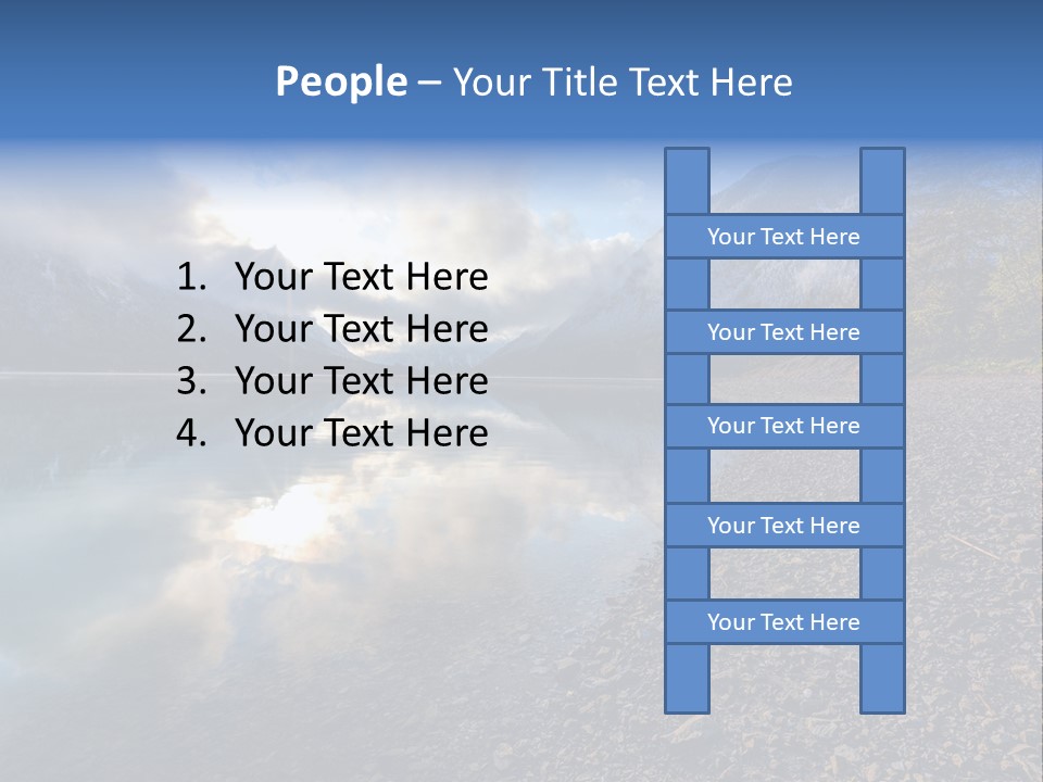 Mountains Landscapes Austria PowerPoint Template