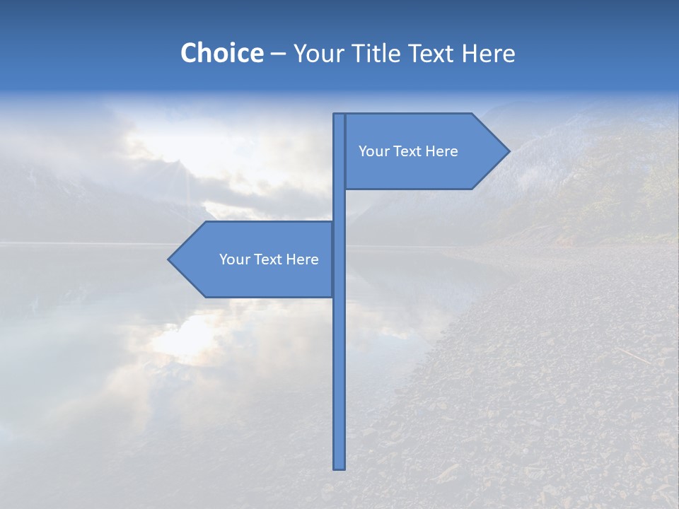 Mountains Landscapes Austria PowerPoint Template