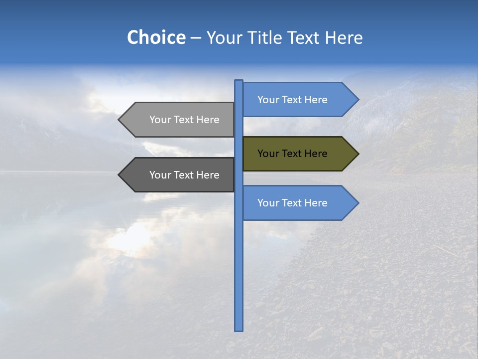 Mountains Landscapes Austria PowerPoint Template
