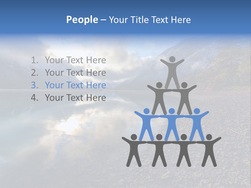 Mountains Landscapes Austria PowerPoint Template