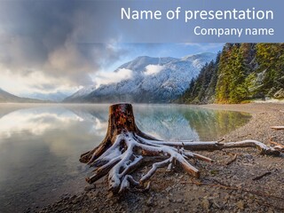 Tirol Seen Reflections PowerPoint Template