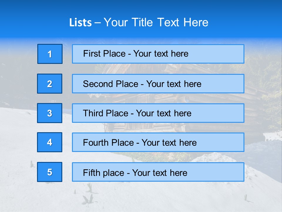 Landscapes Tirol Mountains PowerPoint Template