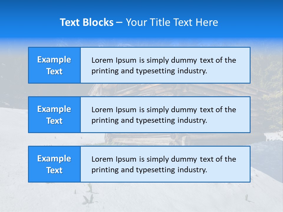 Landscapes Tirol Mountains PowerPoint Template
