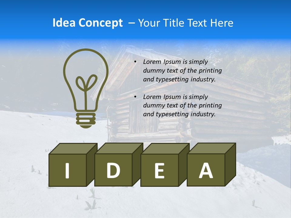 Landscapes Tirol Mountains PowerPoint Template